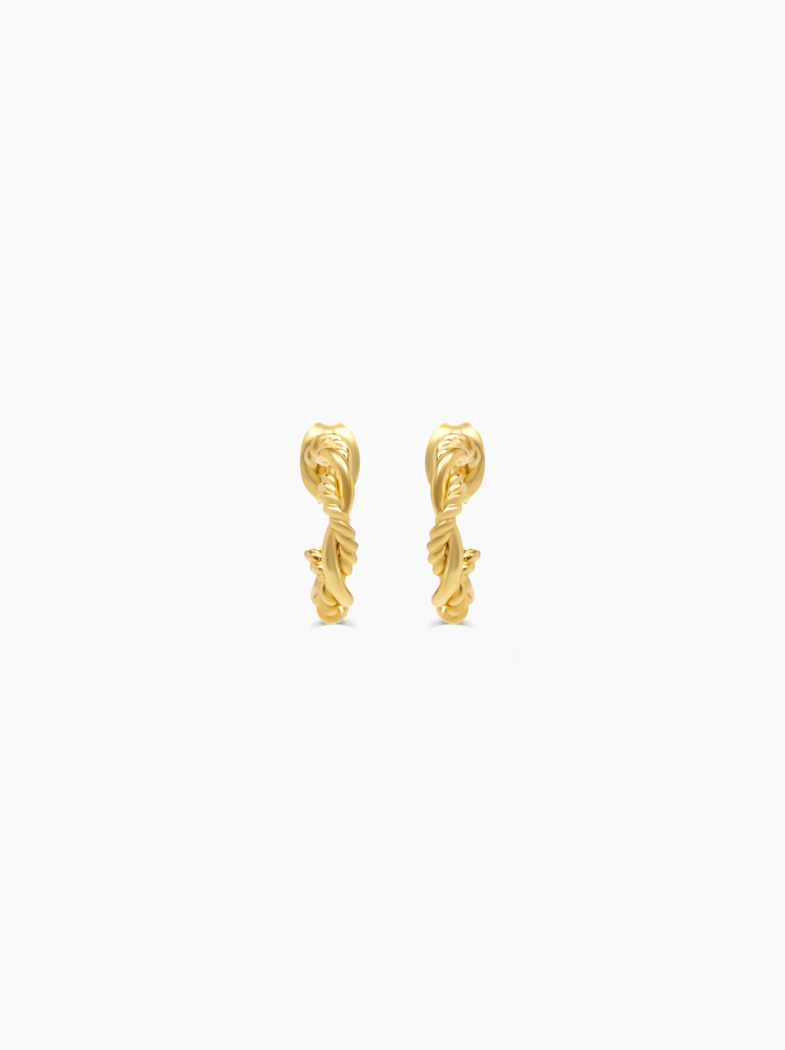 Braided Mini Hoops