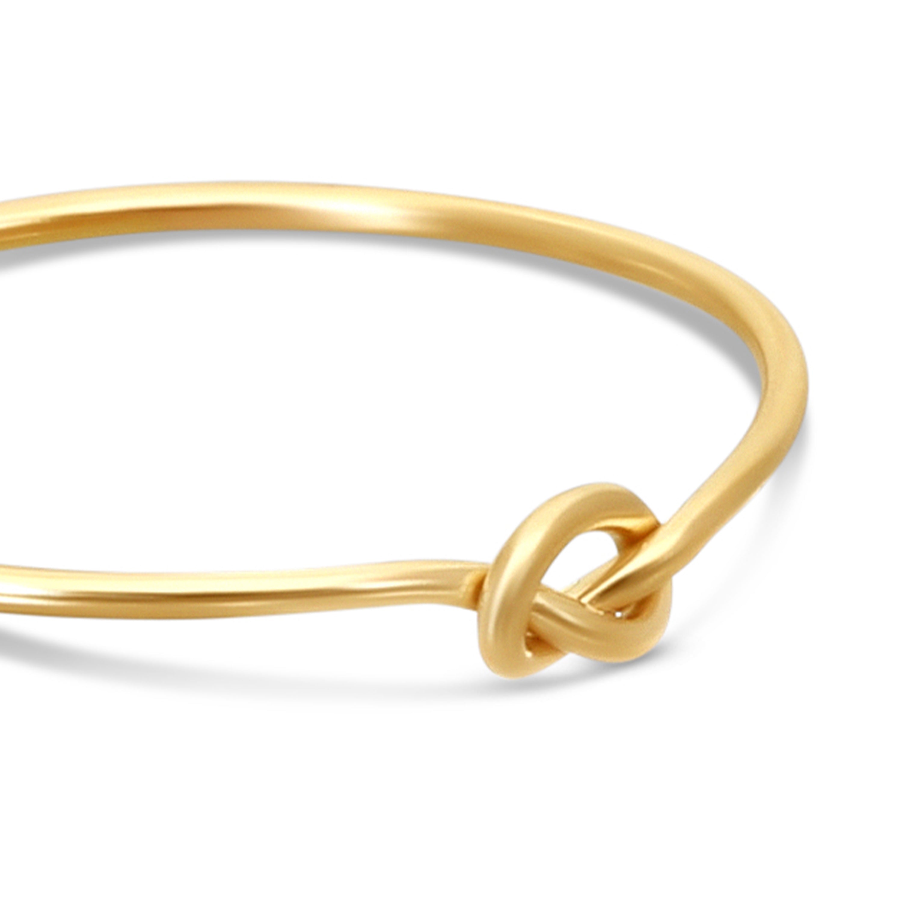 Forever Ring with a knot design on a white background