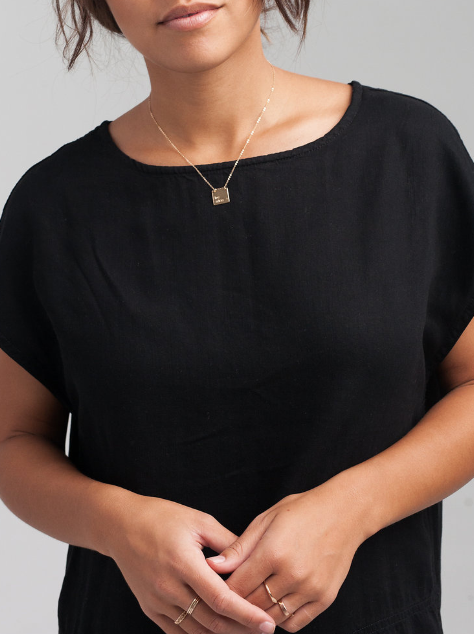 Engravable Phrase Necklace