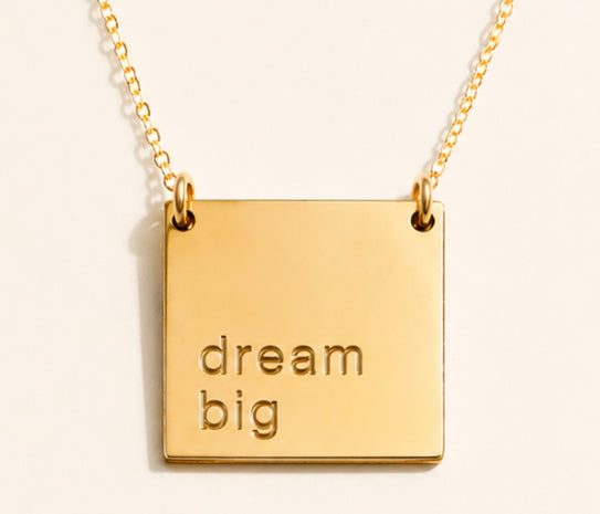 Phrase Necklace: Graduation