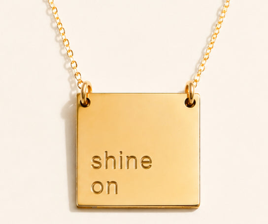 Phrase Necklace: Graduation