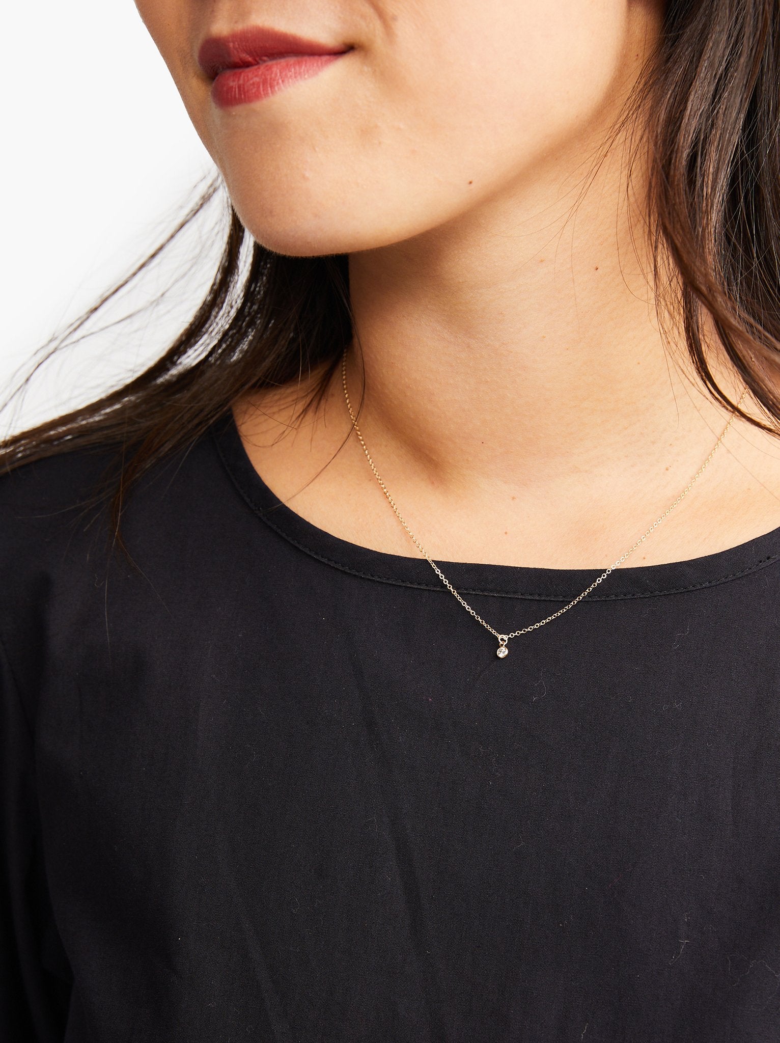 Lifestyle - 14k Gold-filled/White CZ