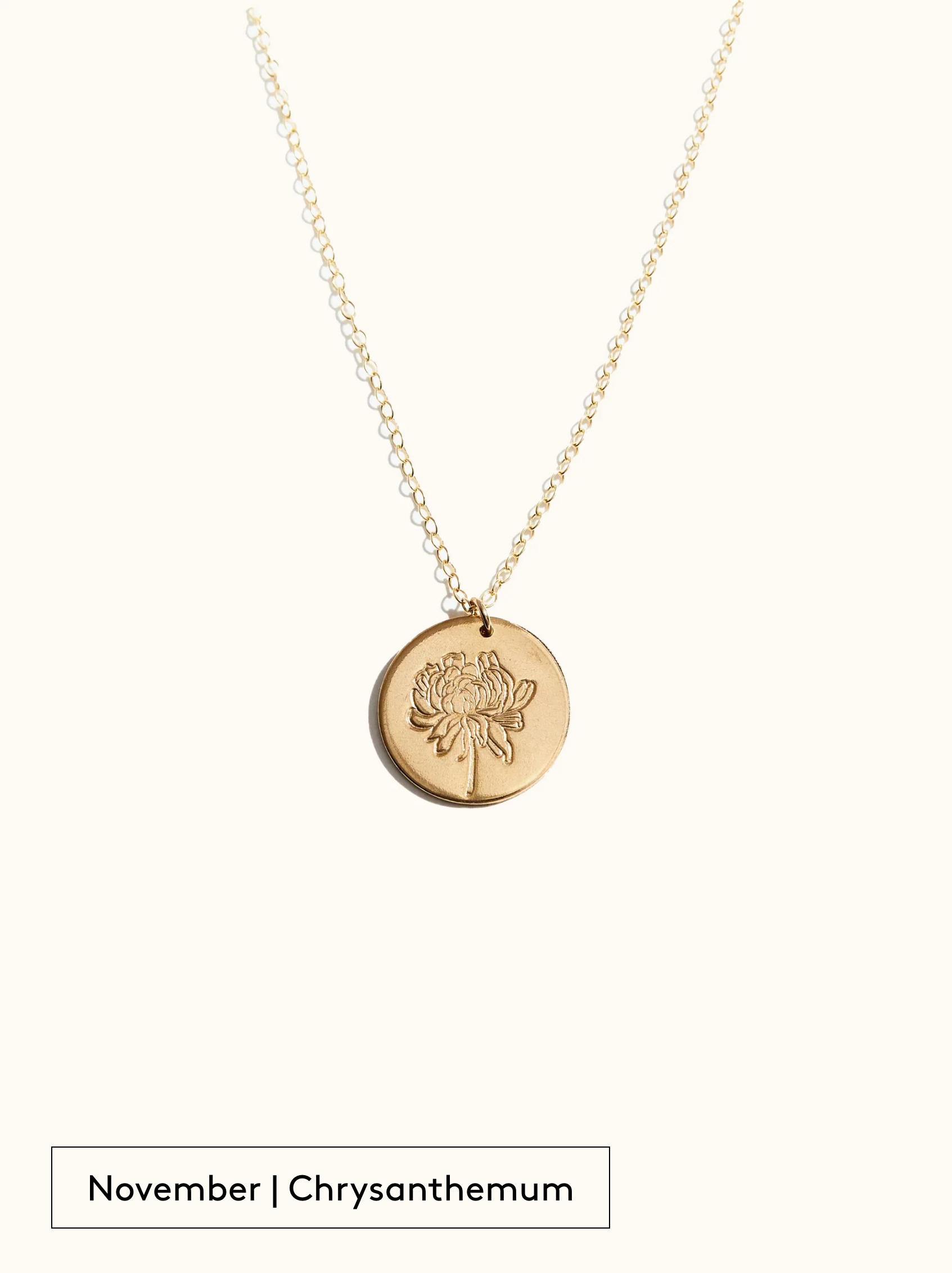 Bloom Birth Month Necklace