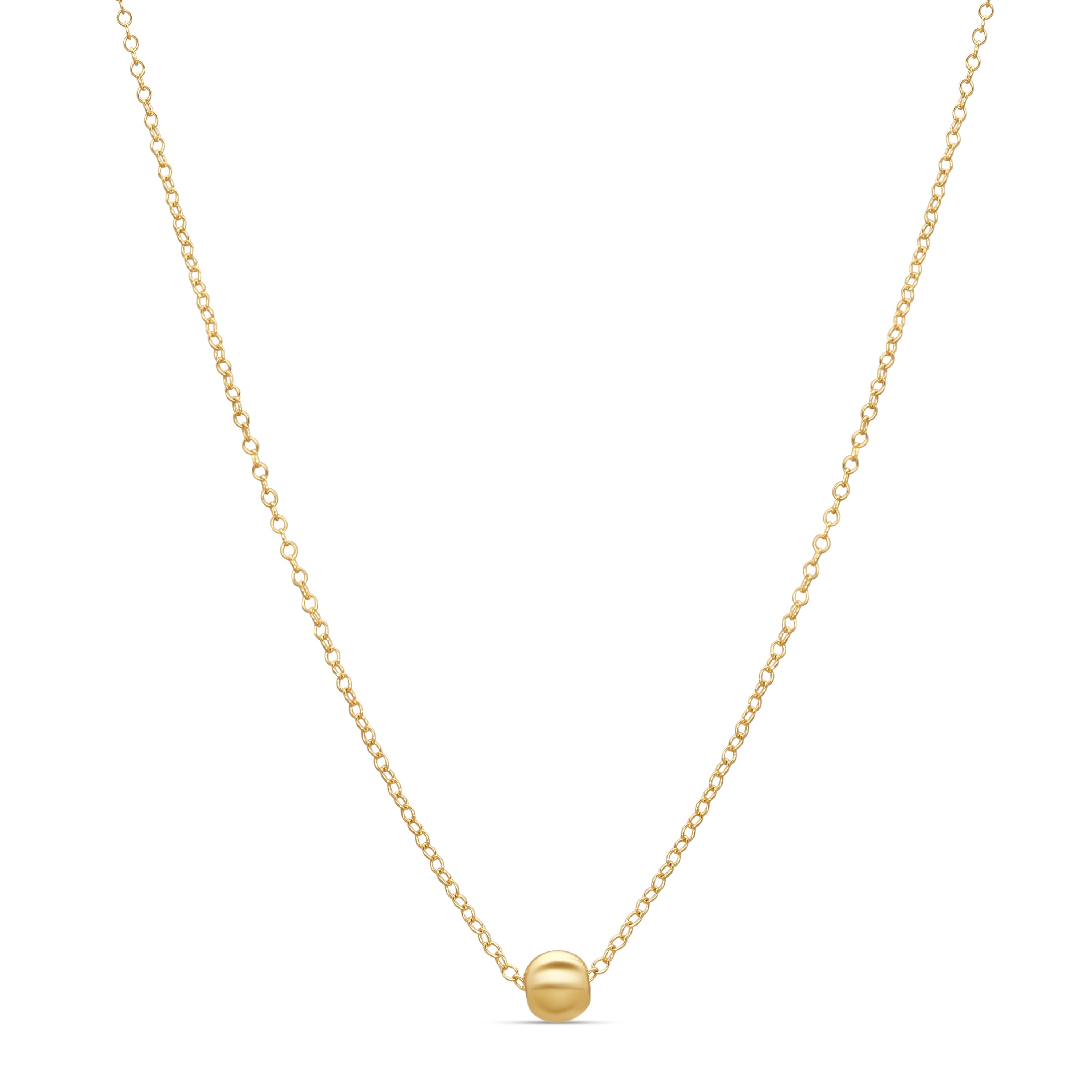 Carmen Lux Gold Sphere Necklace
