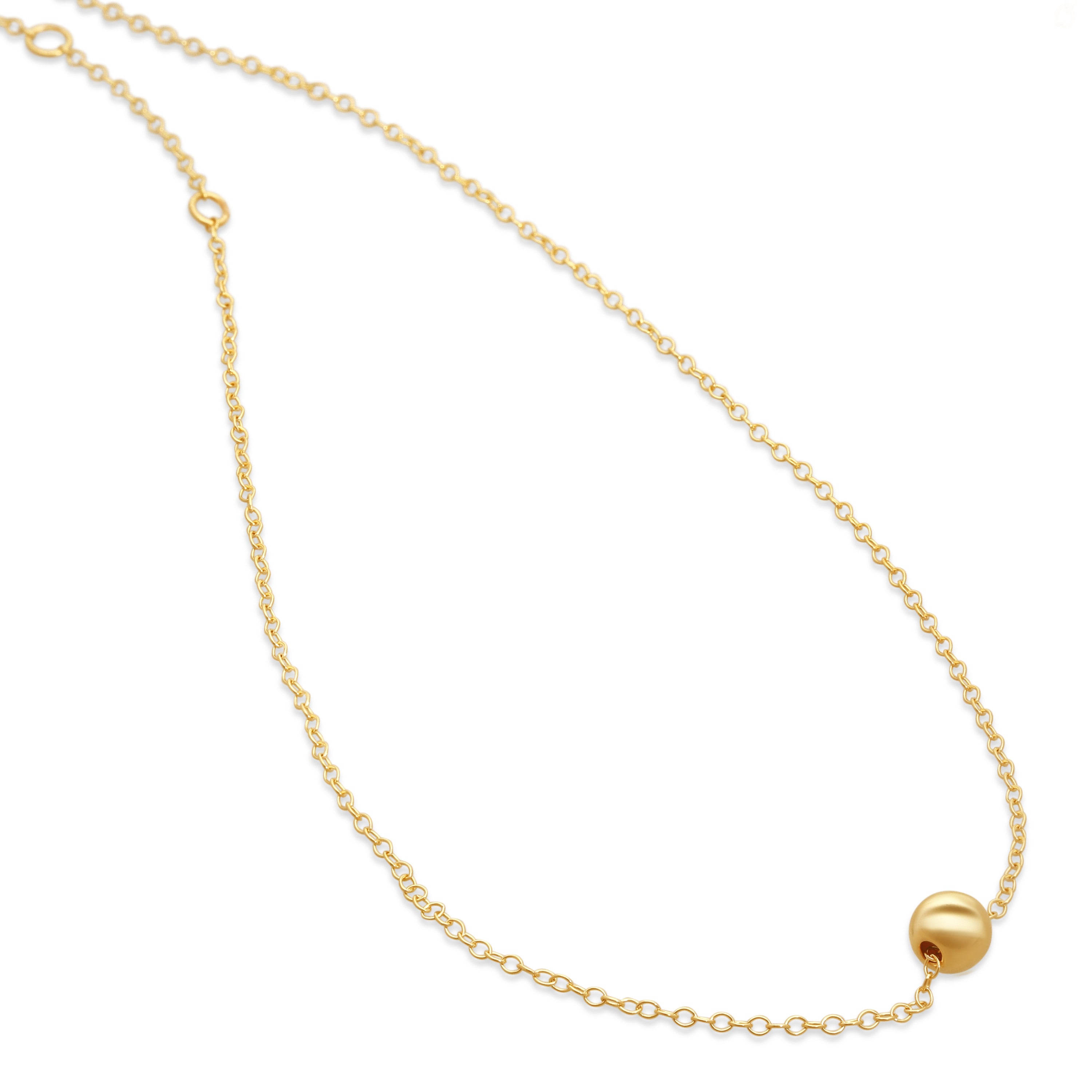 Carmen Lux Gold Sphere Necklace