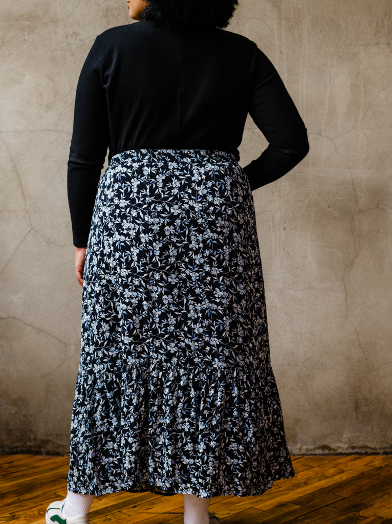 Catherine tiered maxi skirt clearance