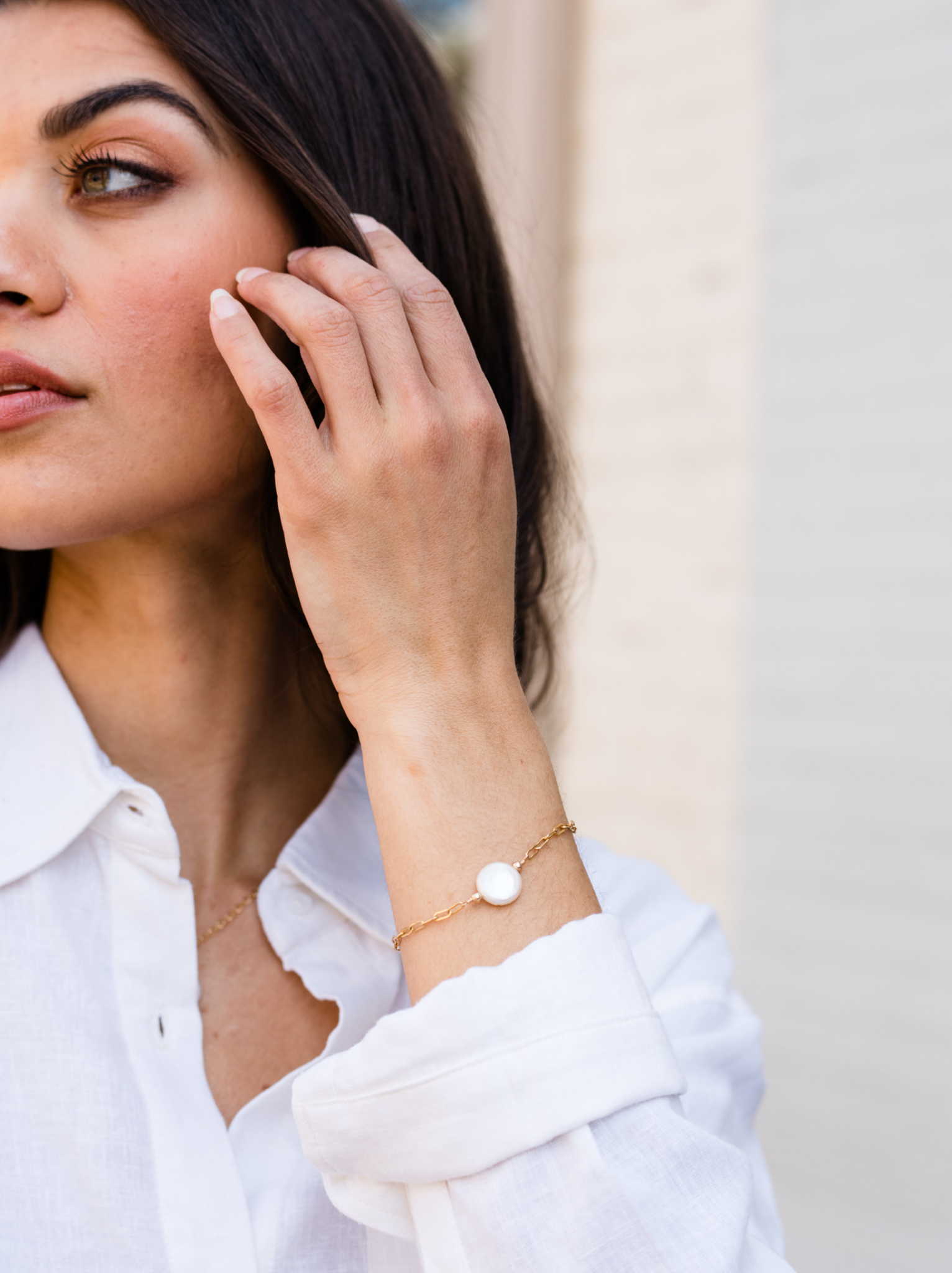 Coin Pearl Essential Bracelet