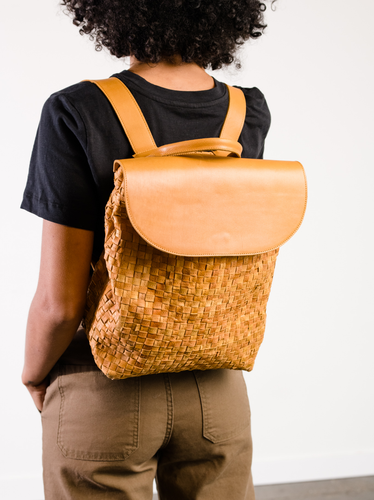 Elsa Basketweave Backpack Elsa Basketweave Backpack