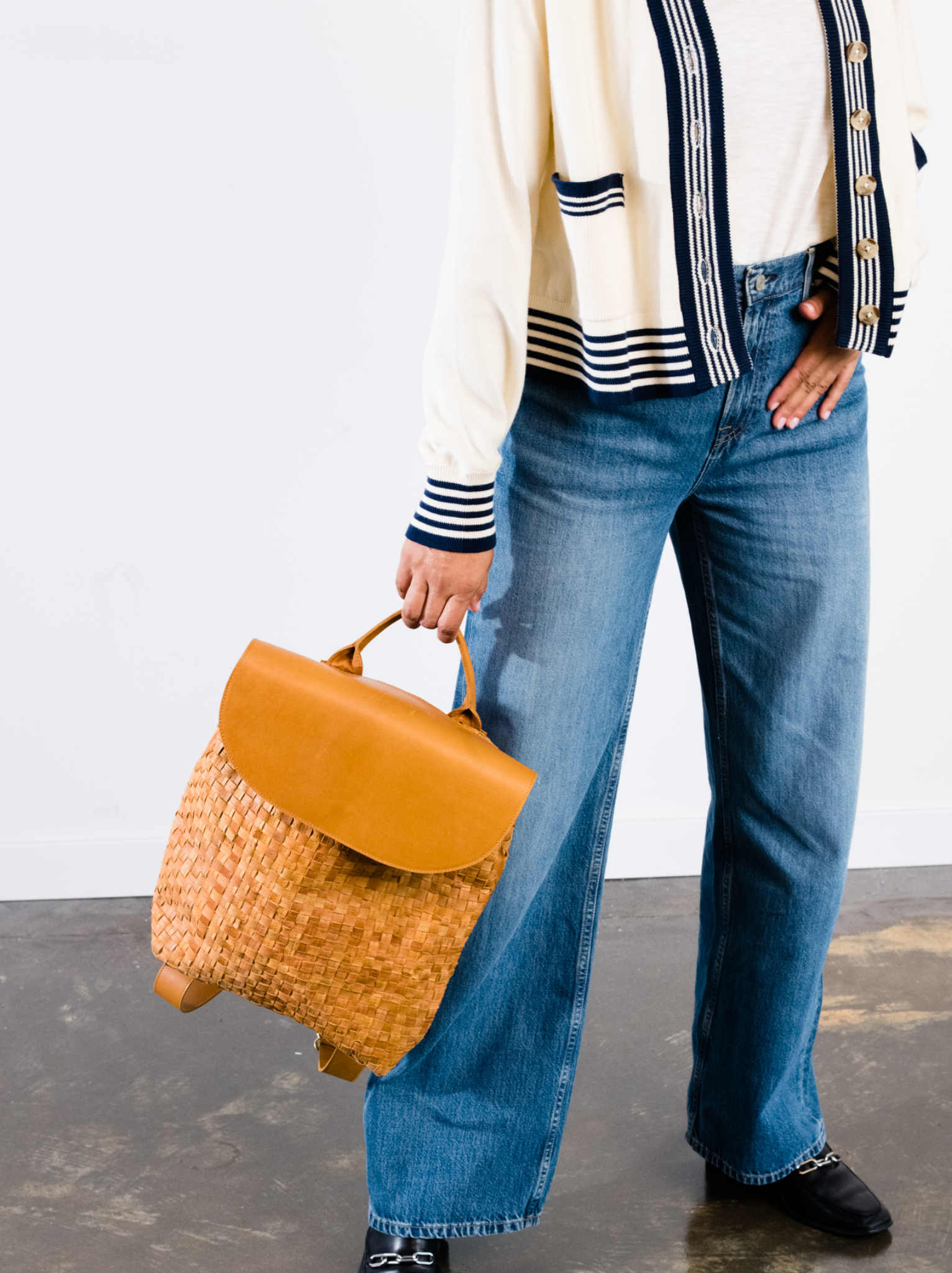 Elsa Basketweave Backpack Elsa Basketweave Backpack