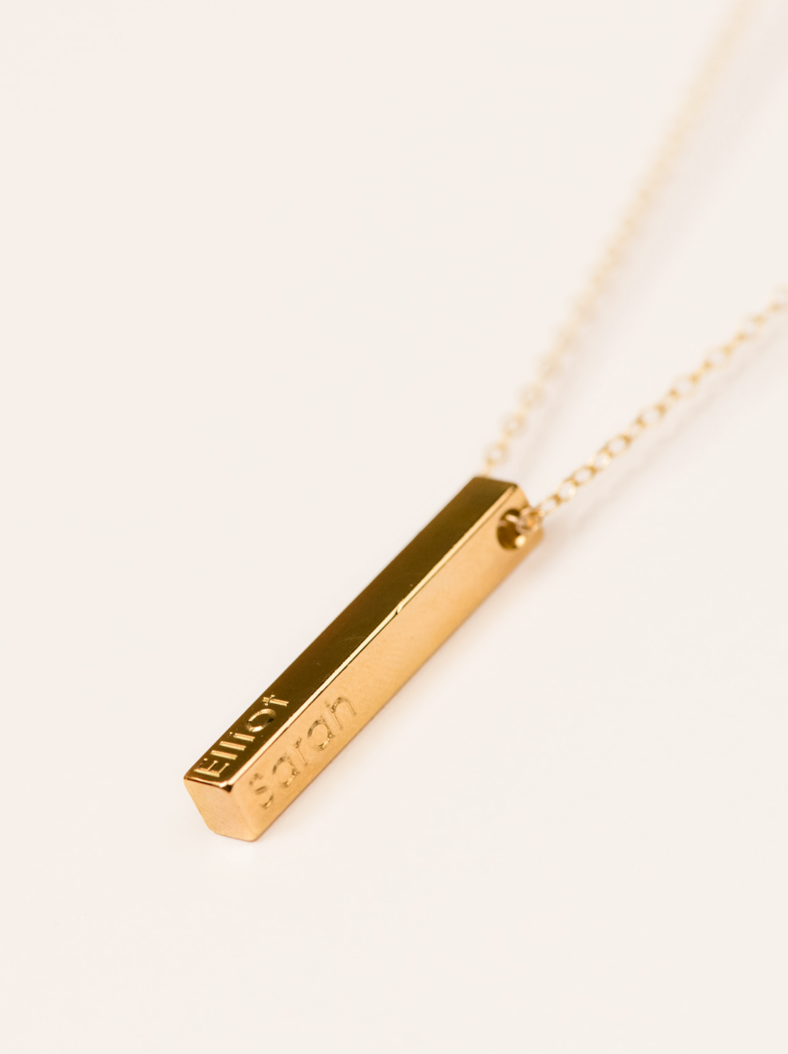 Engravable Pillar Necklace – ABLE - Main Image
