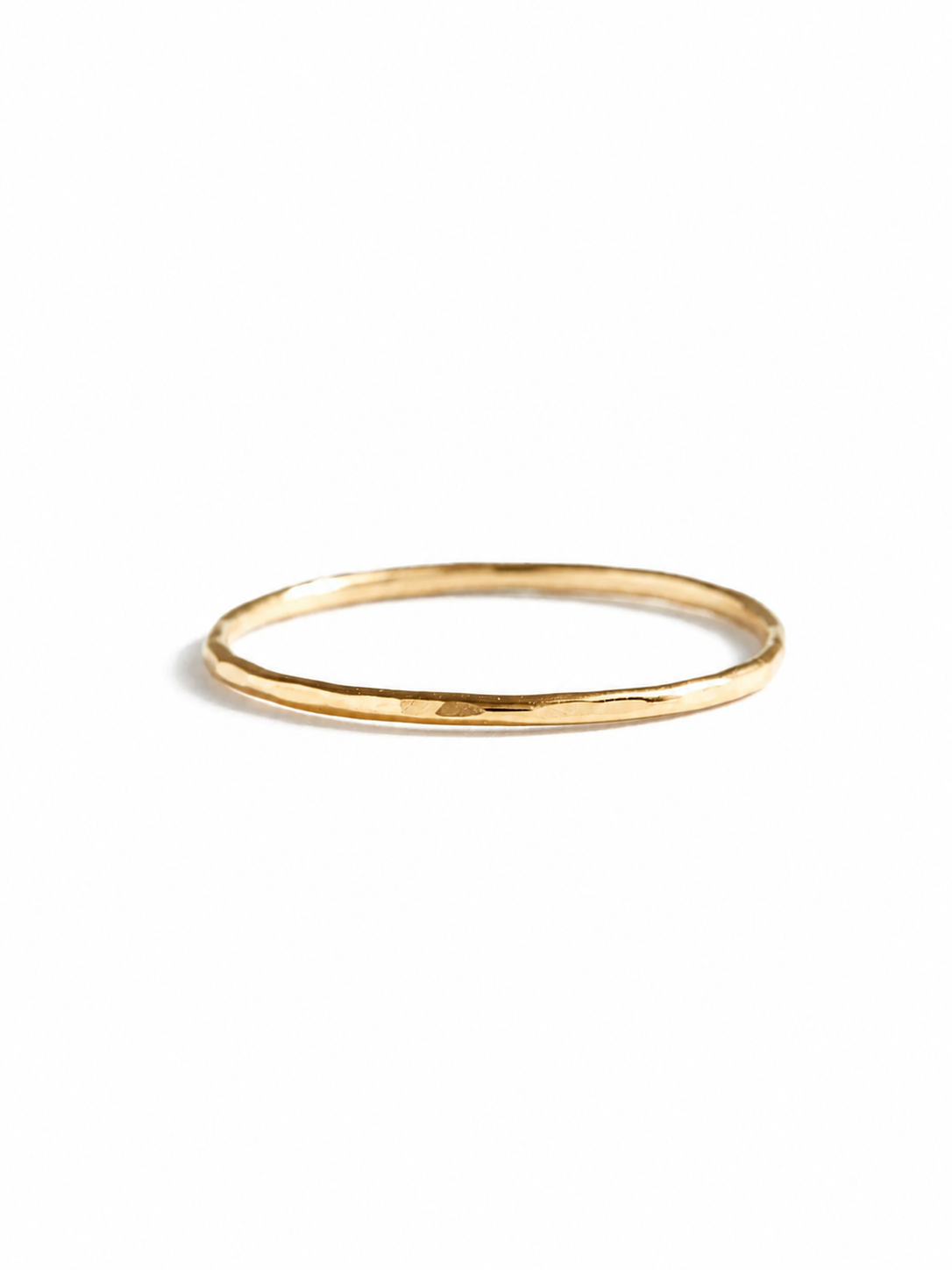 Hammered Stacking Ring