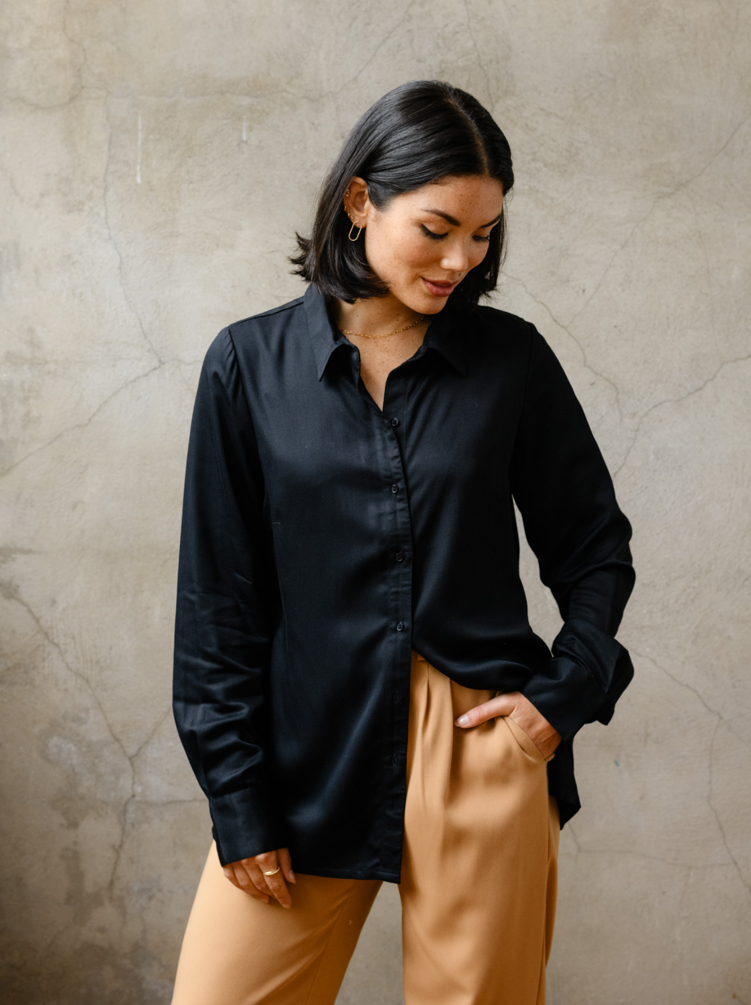 Josephine Button Down Shirt – Able