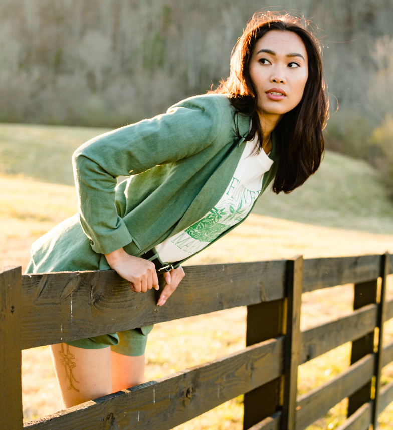 Claire Crepe Wide Leg Pant Able