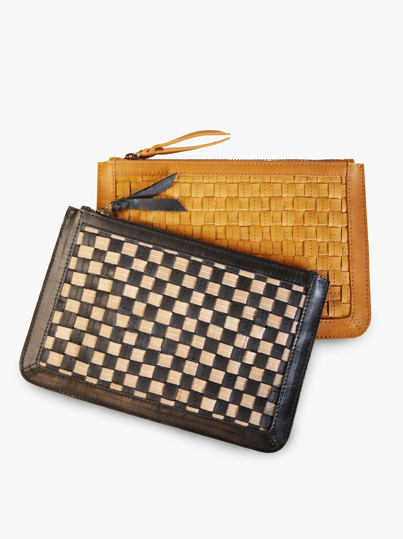 Able Basketweave Backpack: used once Nesmia Basketweave Clutch – ABLE main image 2
