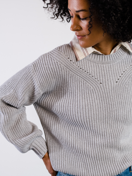 売れ筋商品|||エイブル ニット&セーター アウター レディース Women's Sarah Billow Sleeve Sweater Heather grey Sarah Billow Sleeve Sweater – ABLE