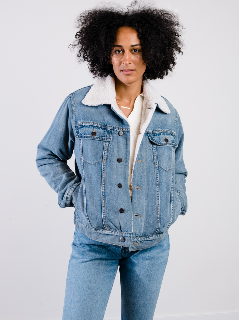 Shannon Sherpa Denim Jacket ABLE