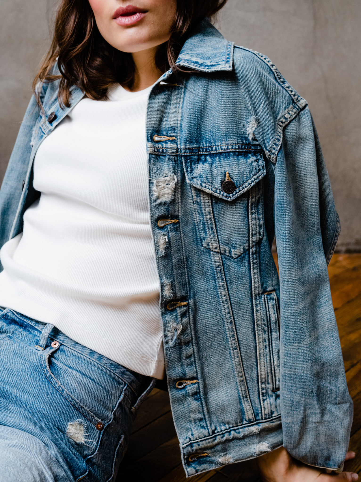 Womens denim jacket sales sale