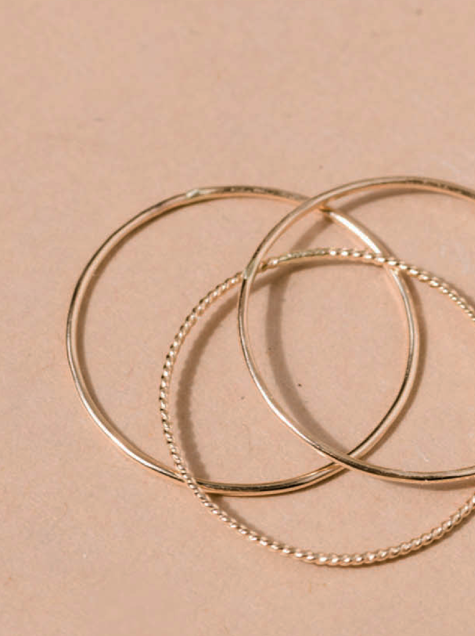 Ultra thin 2025 stacking rings