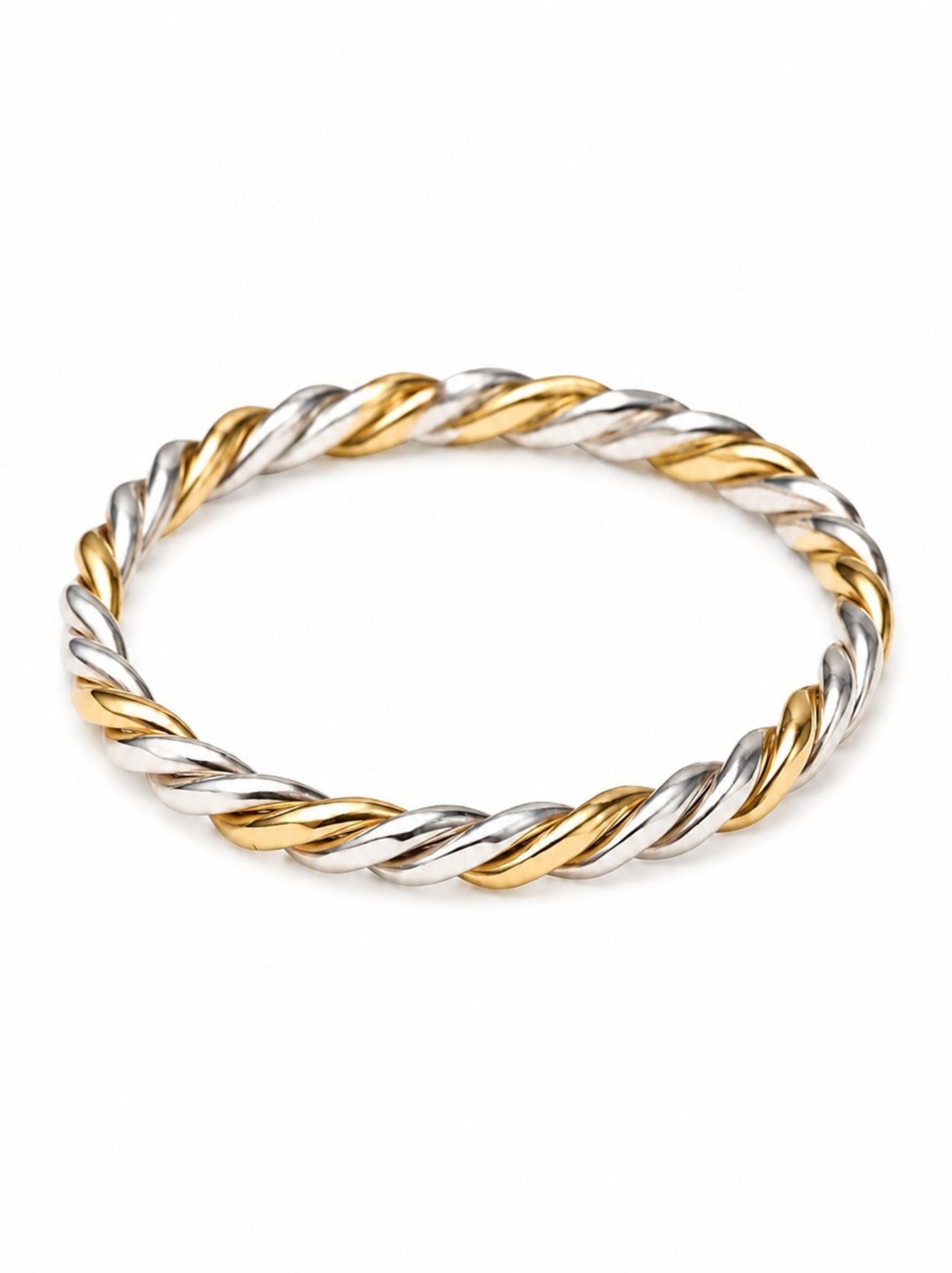 Two-Tone Twist Ring