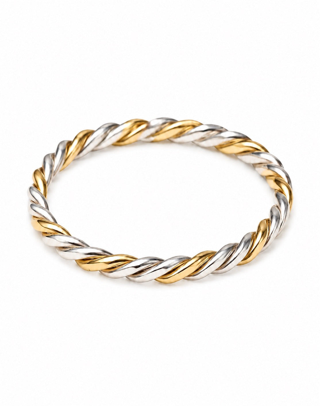 Two-Tone Twist Ring