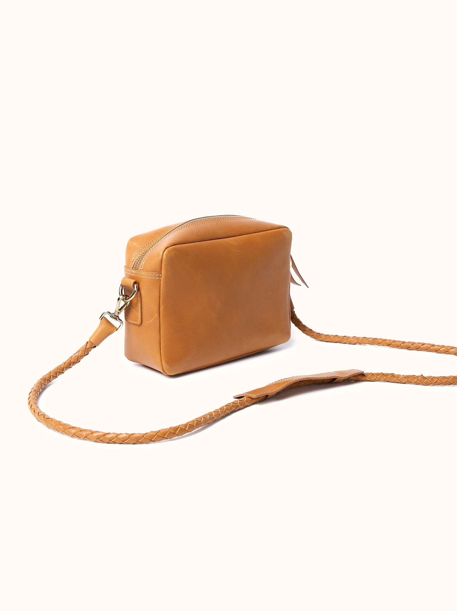 ASOS DESIGN cross-body bag with woven top handle and detachable
