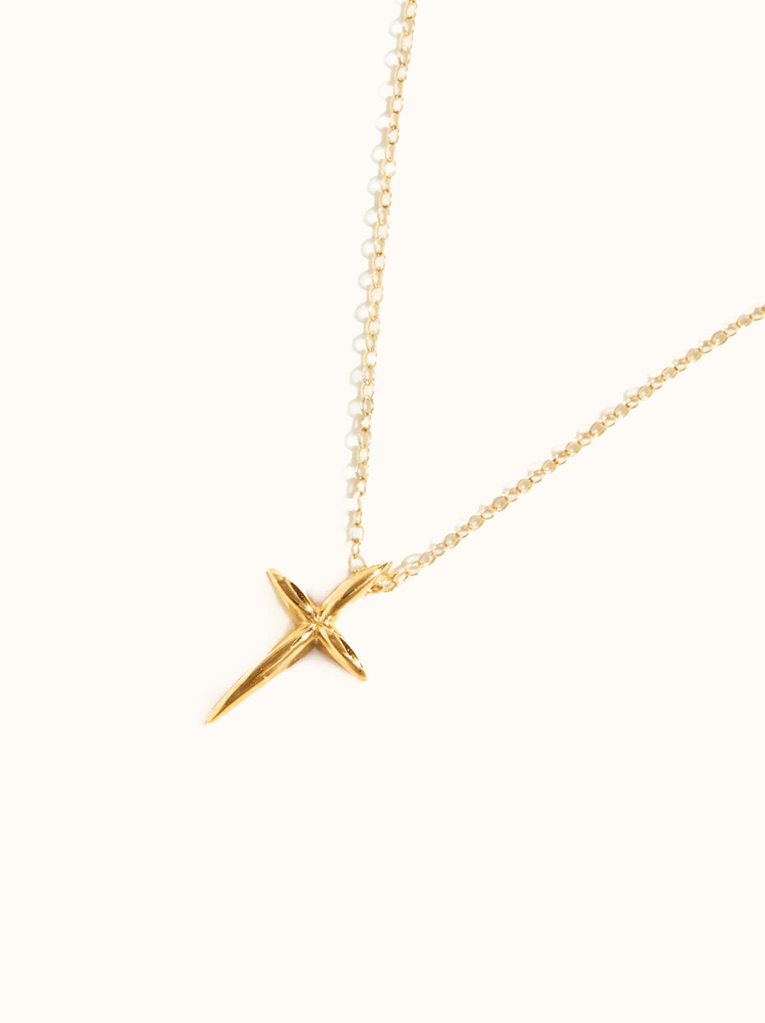 Droplet Cross Necklace – ABLE