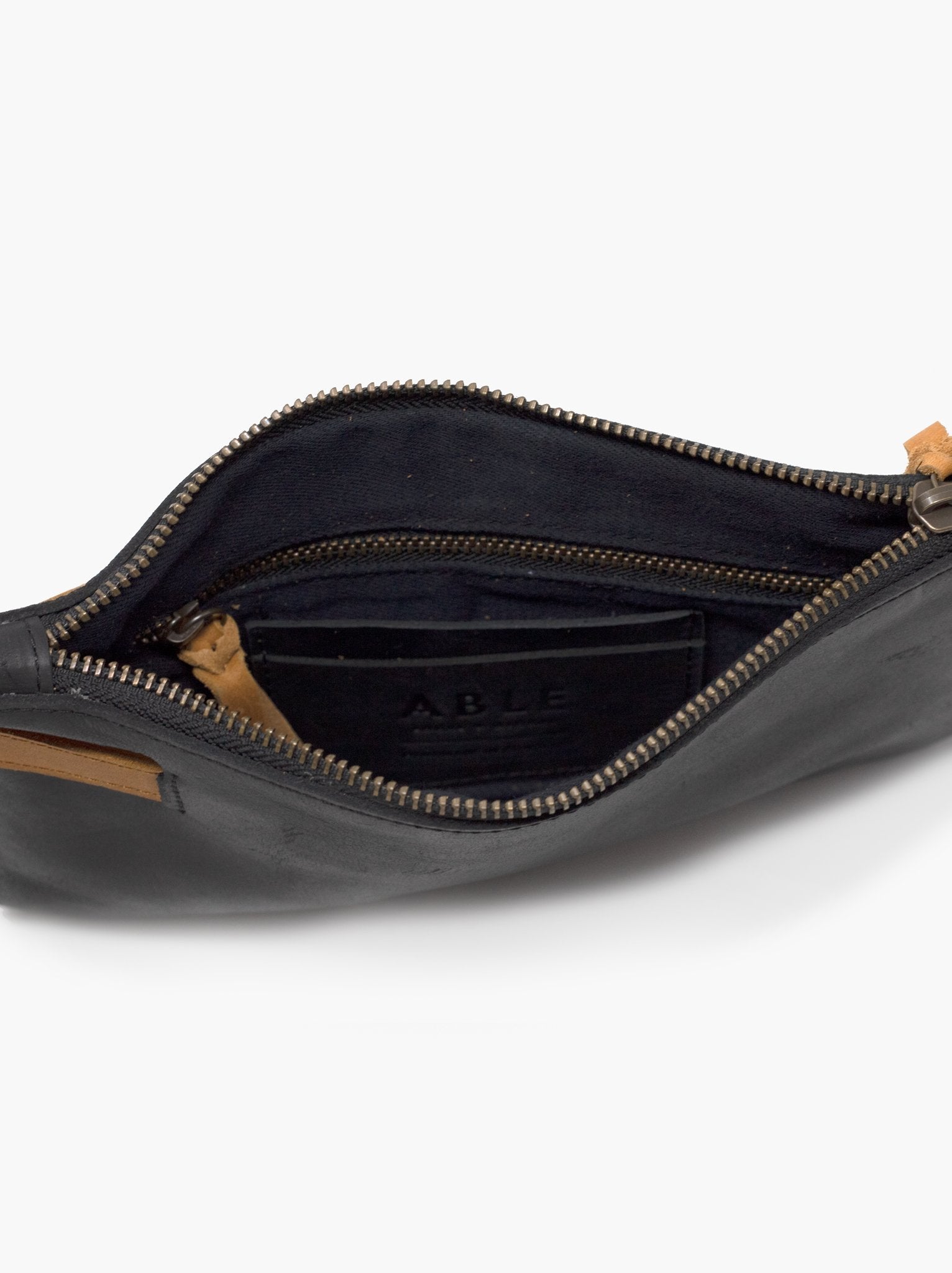 ABLE • Rachel Wristlet Cognac