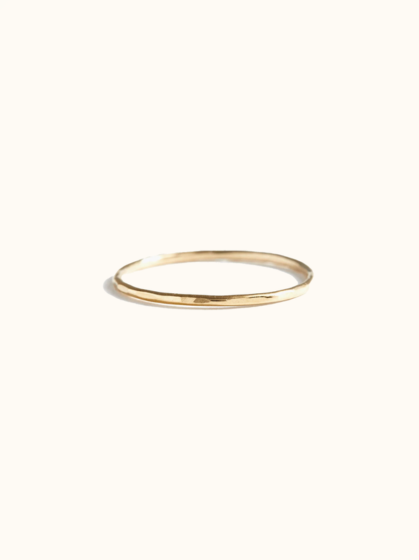 Hammered Stacking Ring