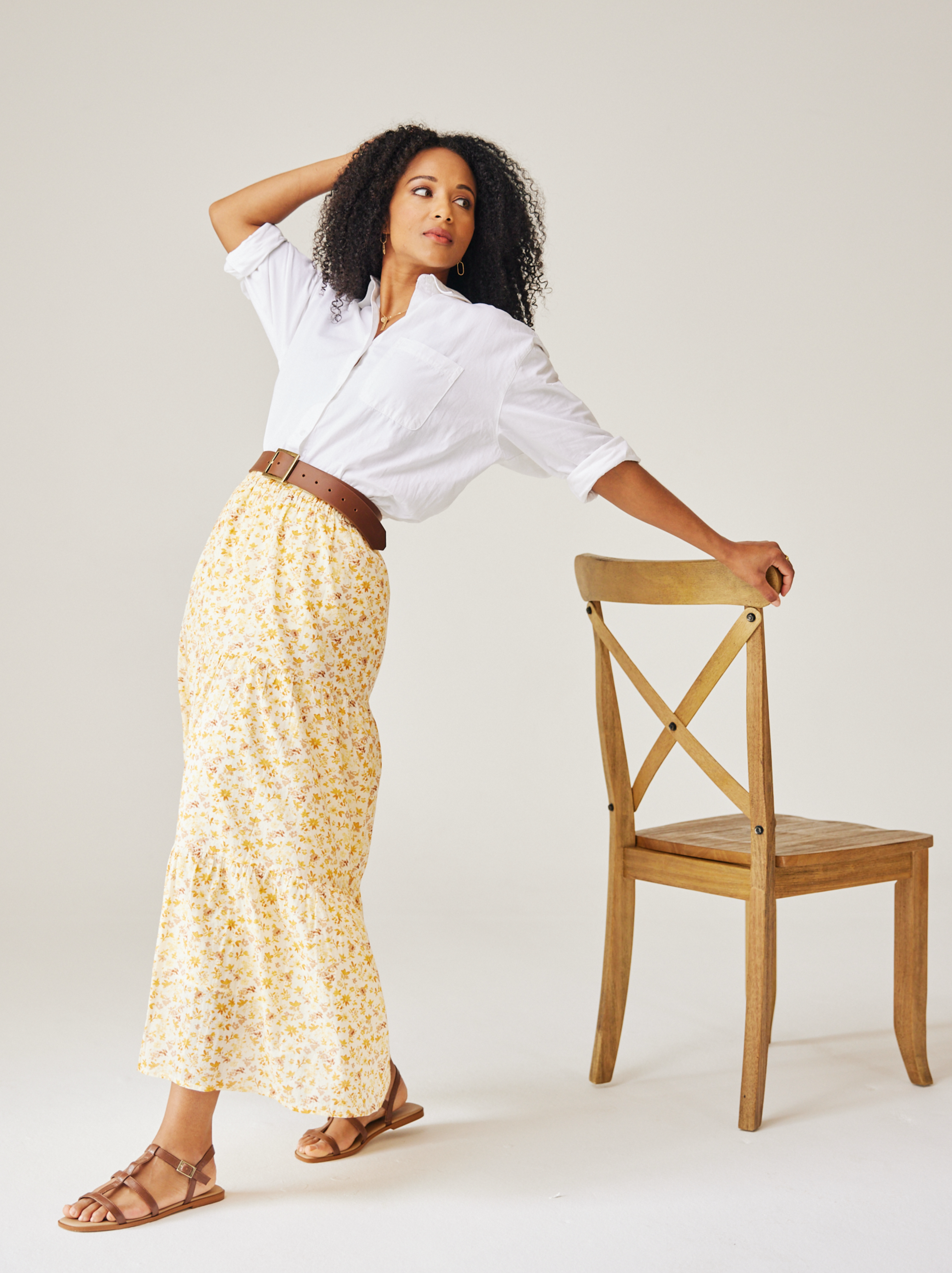 Harper floral 2025 maxi skirt
