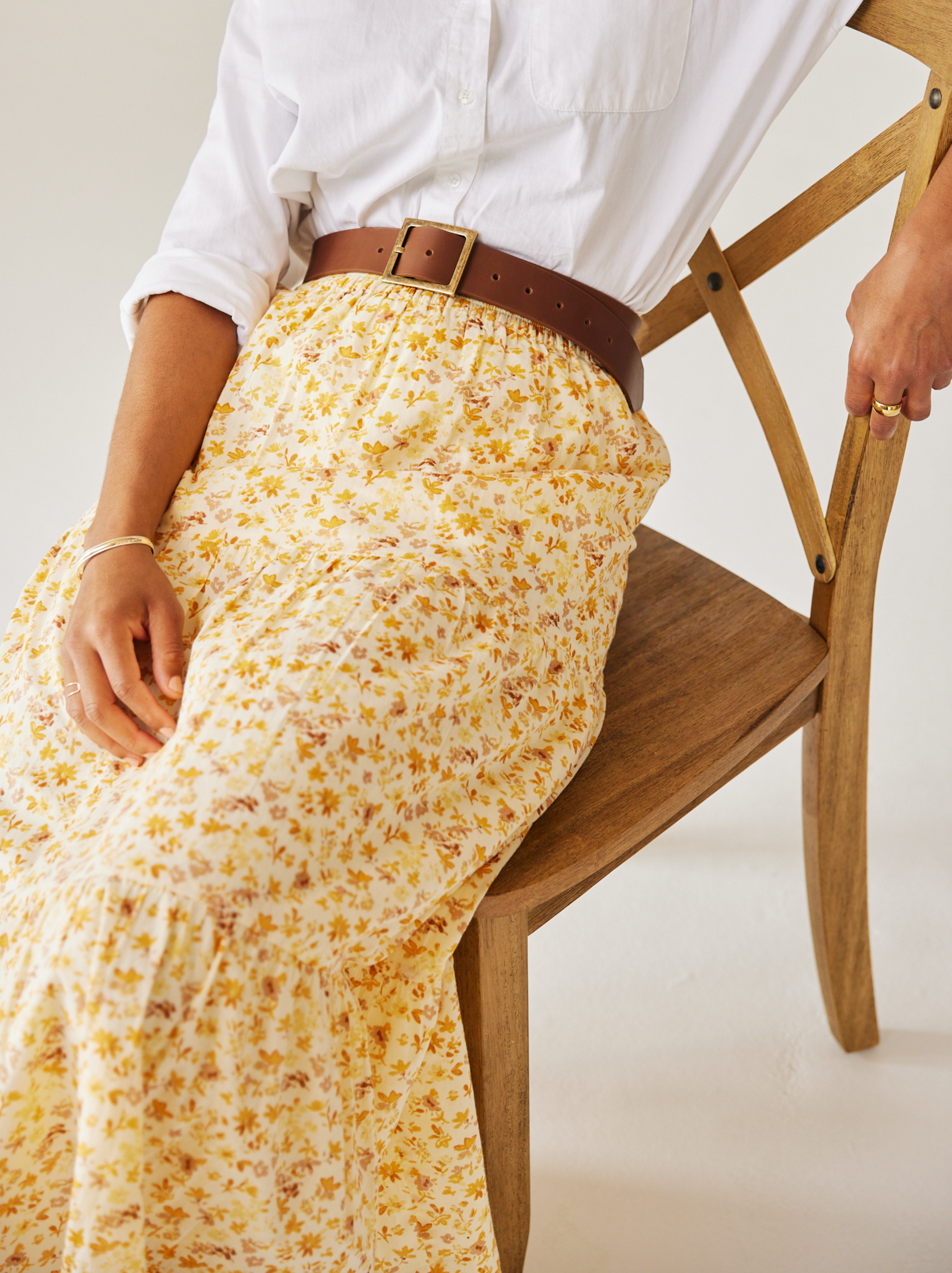Harper floral maxi skirt discount