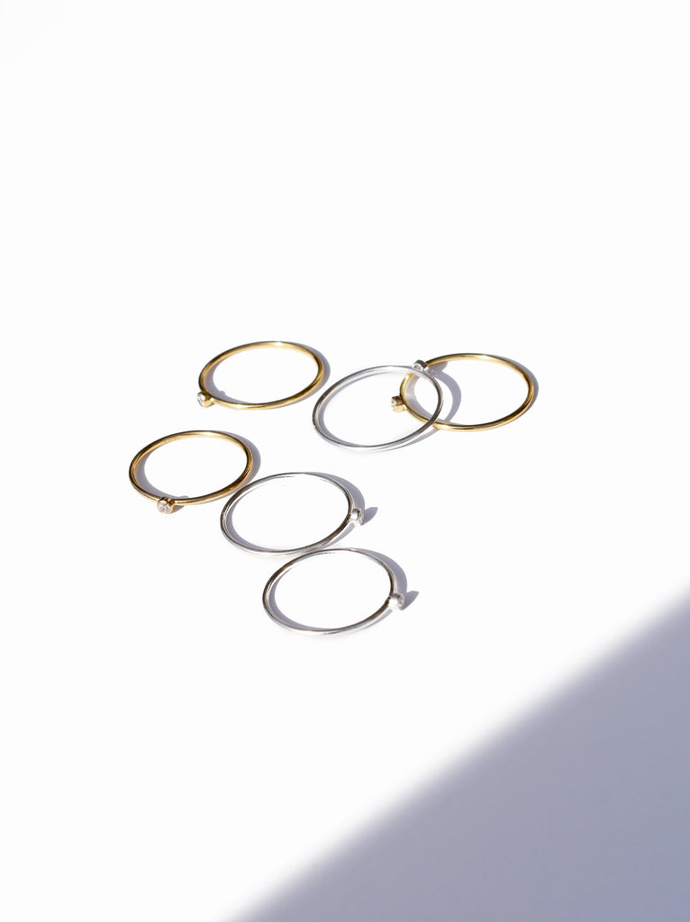 Lifestyle - 14k Gold Filled/White CZ