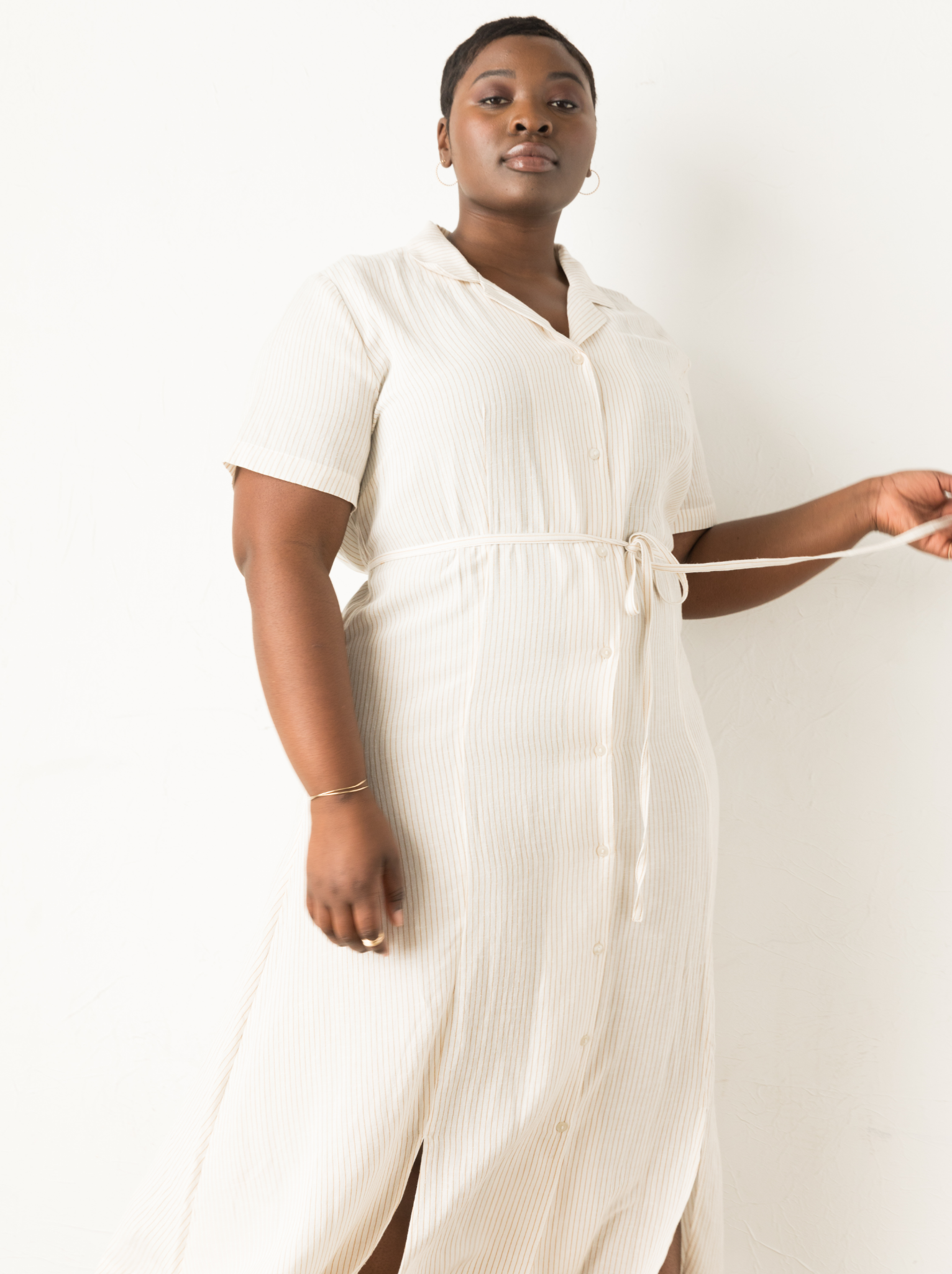 Monet Button Down Dress Able