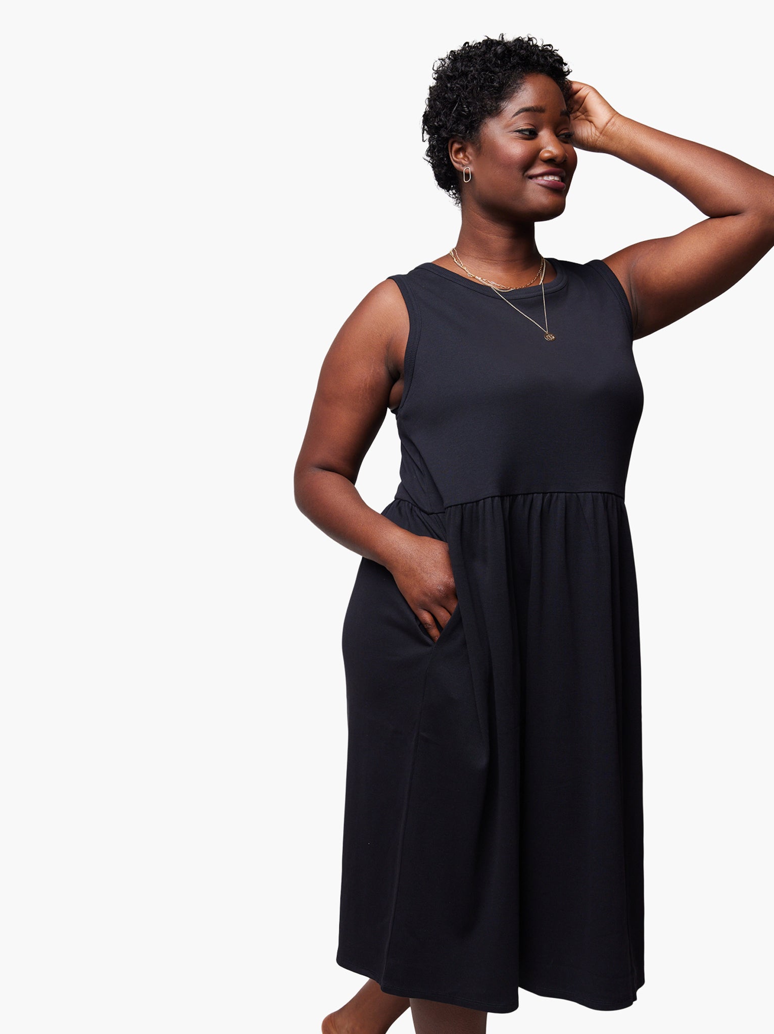 Rosie Relaxed Midi Dress ABLE Rosie Relaxed Midi Dress ABLE